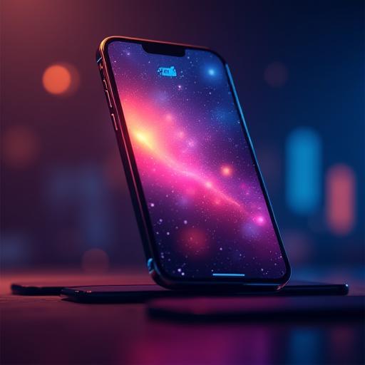 Vertikales Video auf Smartphone